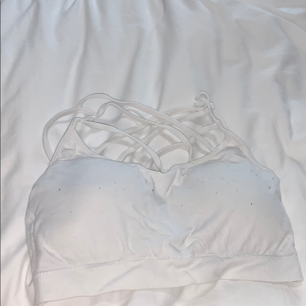 White bralette